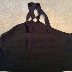 Forever21 Plus/Curvy Black Crop Top Size 3X